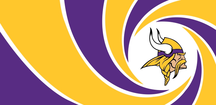 007 Minnesota Vikings logo iron on paper